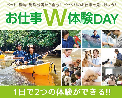大阪ECO動物海洋専門学校 野生動物&環境調査員まるわかり講座 ★お仕事W体験DAY★
