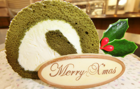 東京栄養食糧専門学校 【体験入学】一足早いクリスマススイーツ クリスマス抹茶ロールケーキ