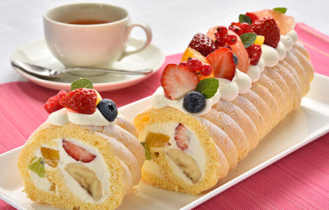 東京調理製菓専門学校 ふわふわロールケーキ みんな大好き
