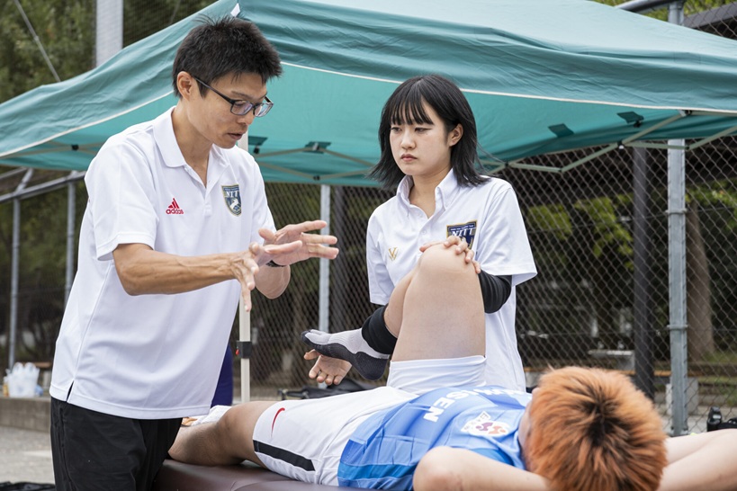 日本医専(旧校名:日本医学柔整鍼灸専門学校) 【やっぱりスポーツの仕事をしたい】