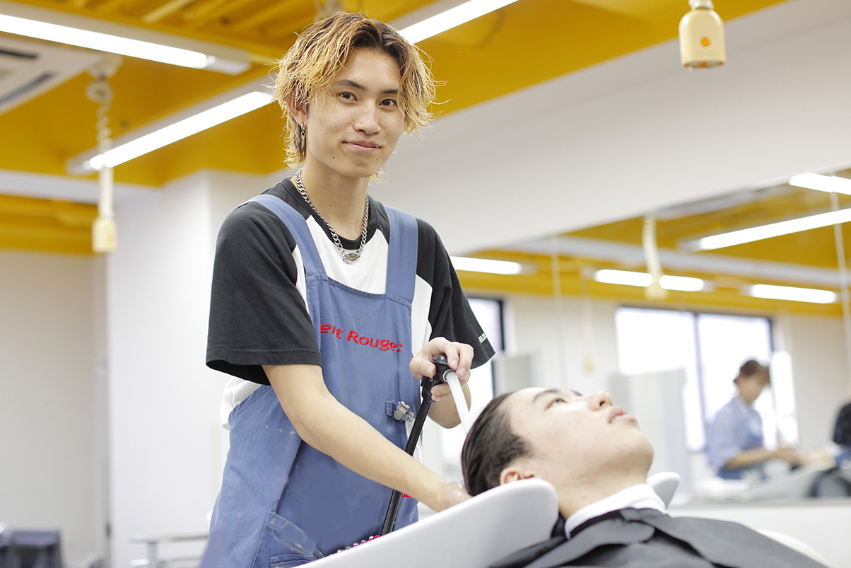 ヴェールルージュ美容専門学校 シャンプー＆セット