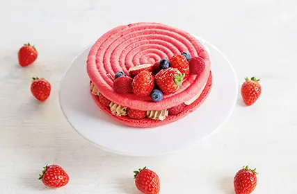 専門学校ビジョナリーアーツ 【体験講座】ストロベリーチーズケーキ