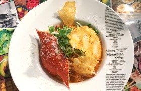 武蔵野調理師専門学校 西洋料理:ワタリガニのトマトクリームパスタ 他