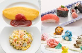 武蔵野調理師専門学校 製菓:メロンアーモンドプリン 他