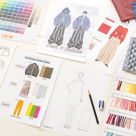 織田ファッション専門学校 デザイナー体験(自分のブランドを考えよう)