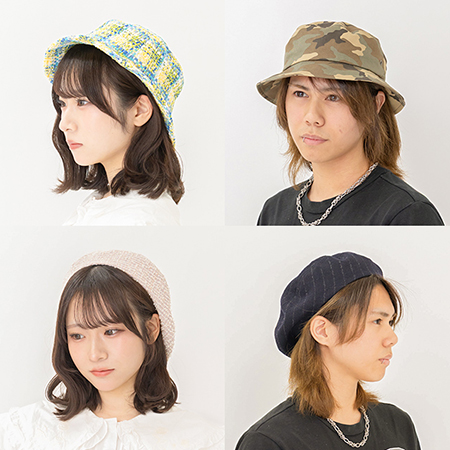 織田ファッション専門学校 パタンナー体験(バケットハットorベレー帽製作)