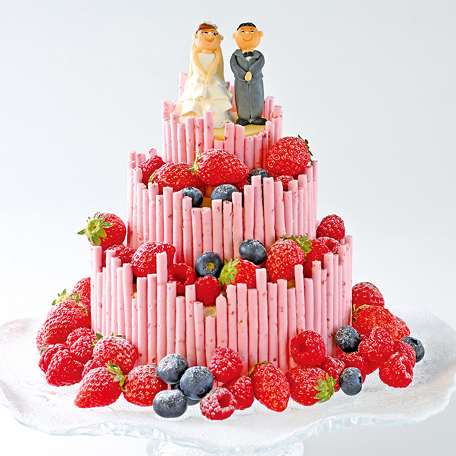 織田調理師専門学校 ミニウェディングケーキ