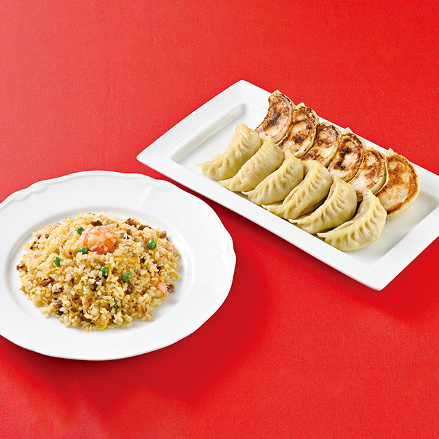 織田調理師専門学校 五目炒飯＆餃子