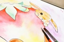 トライデントデザイン専門学校 【ビジュアルデザインコース】はじめての水彩イラスト
