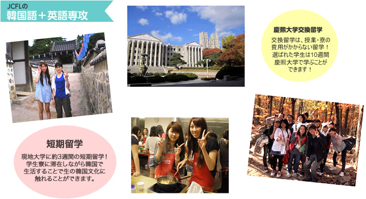日本外国語専門学校 韓国フェア